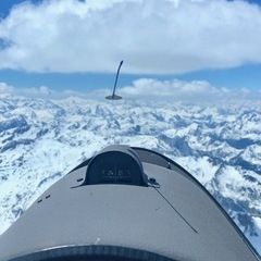 Flugwegposition um 10:36:30: Aufgenommen in der Nähe von Schladming, Österreich in 3108 Meter